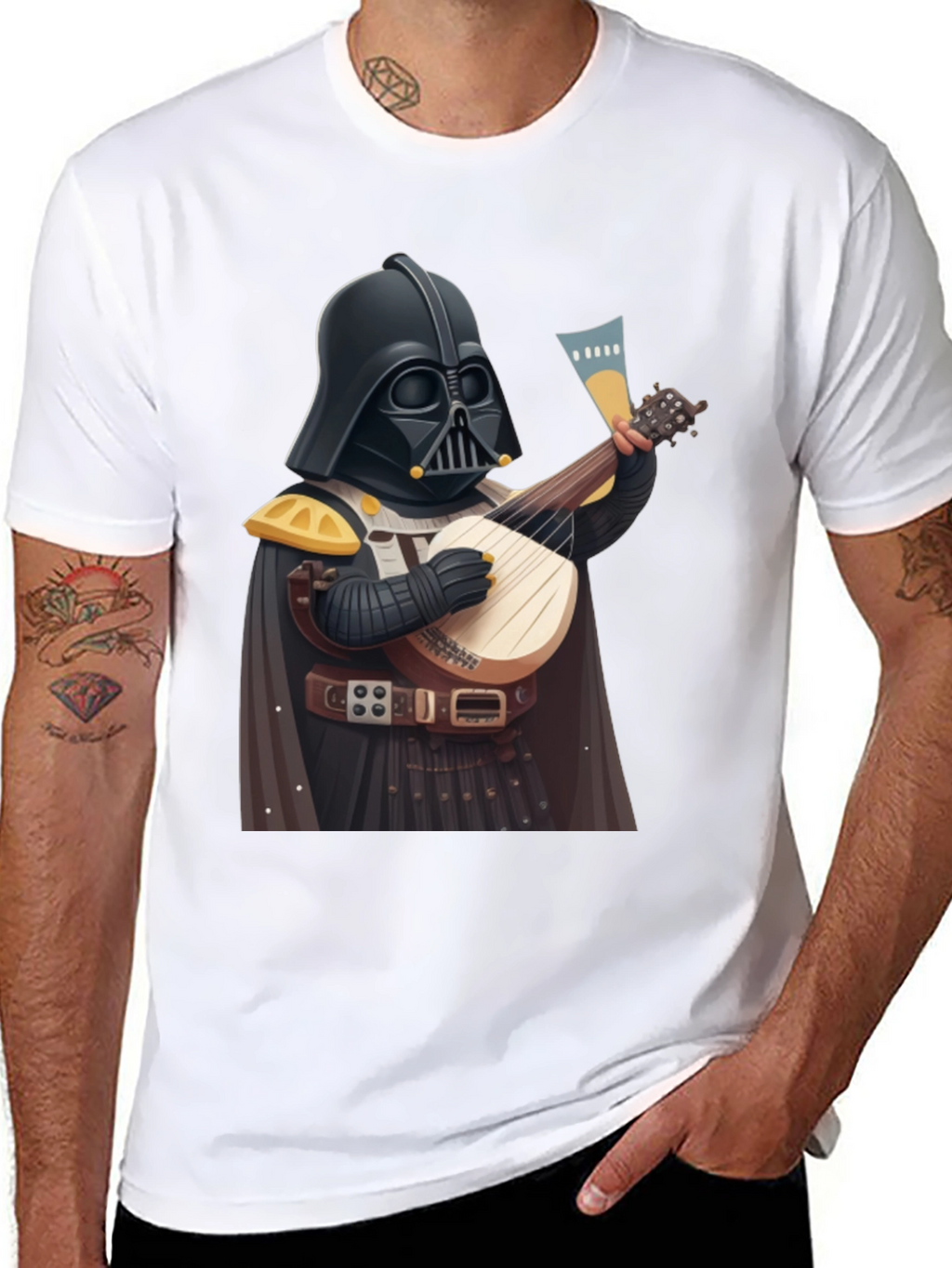 Darth Vader Banjo Graphic T-Shirt