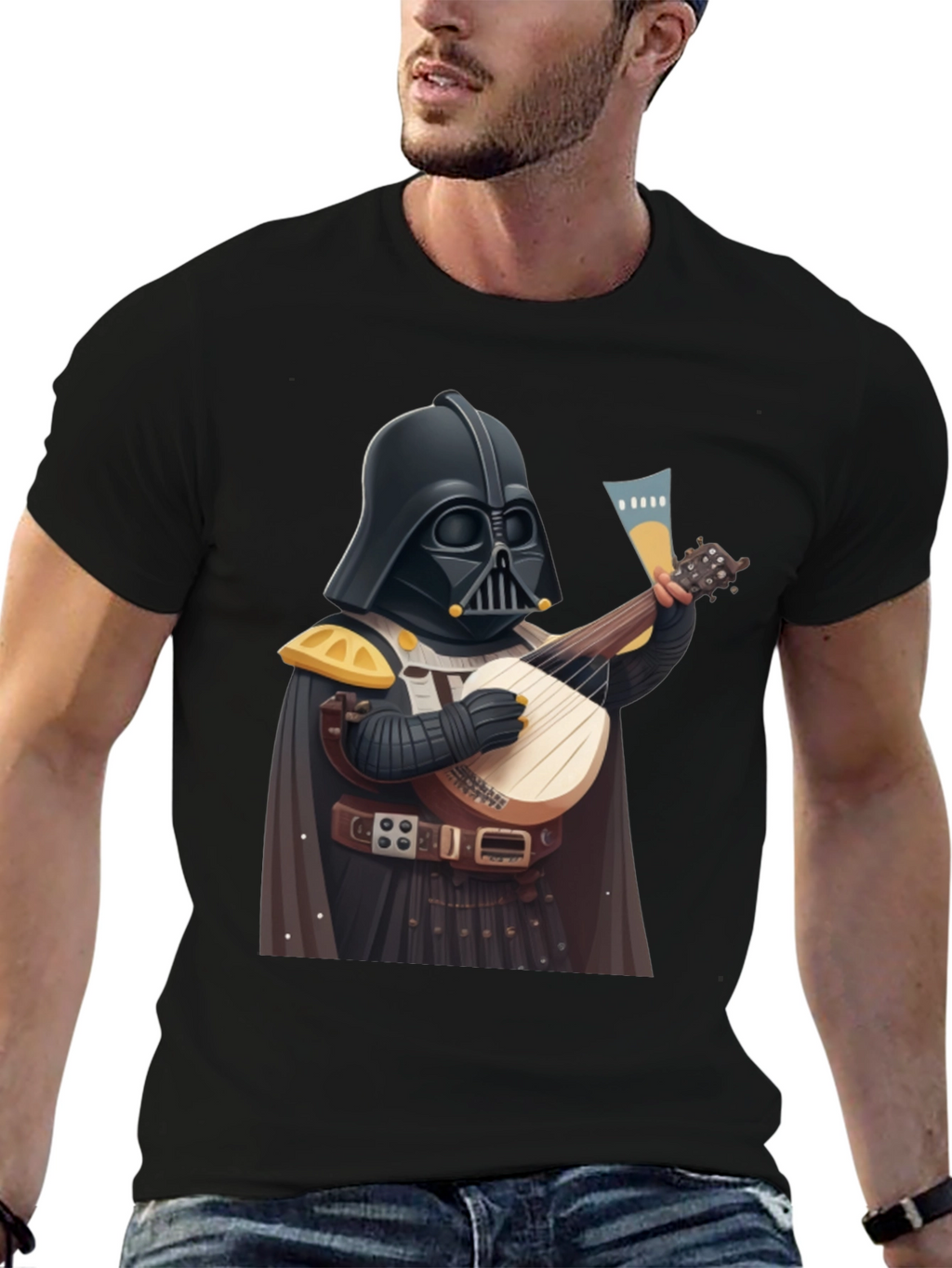 Darth Vader Banjo Graphic T-Shirt