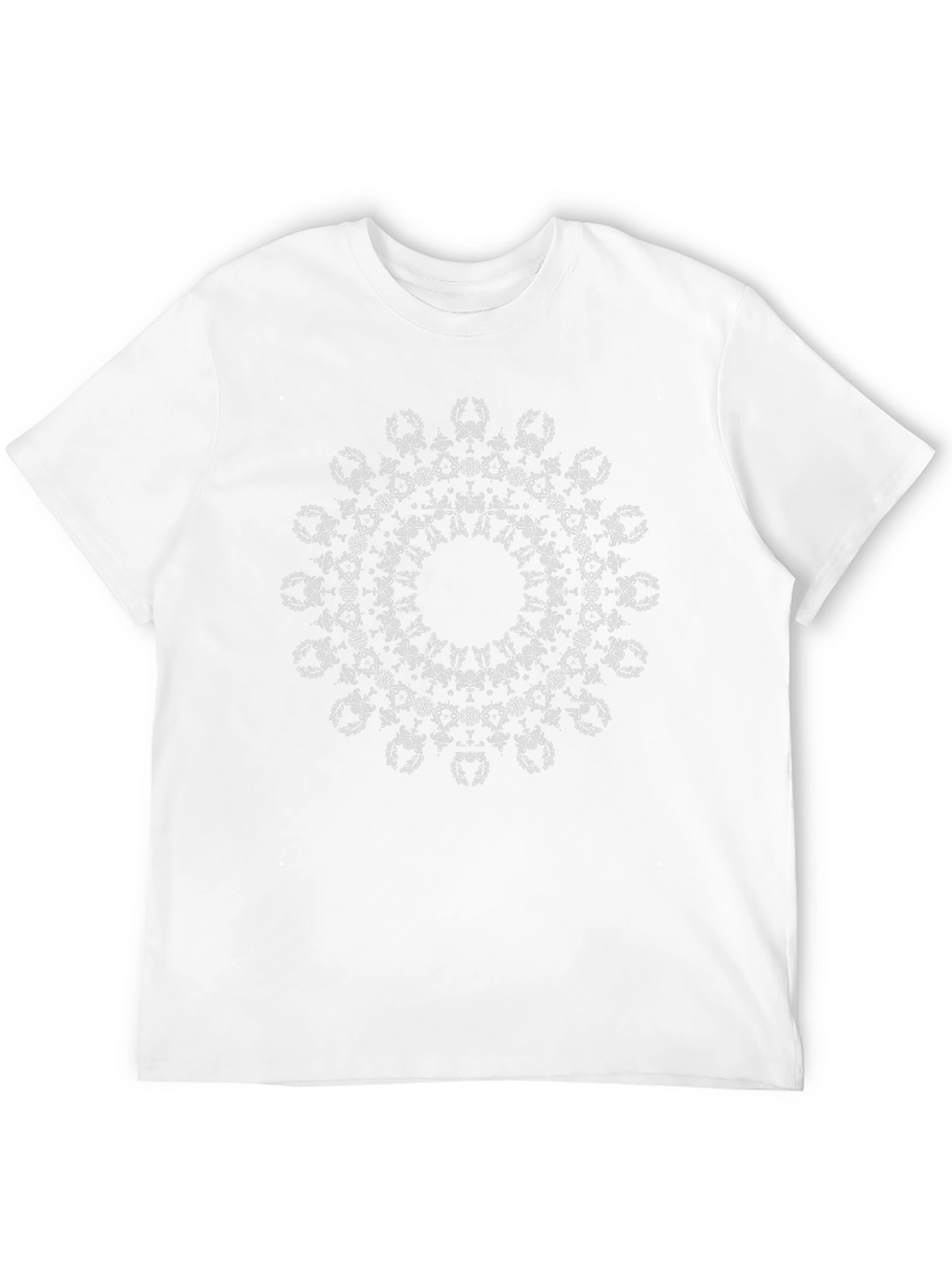 Elegant Mandala Graphic Black T-Shirt