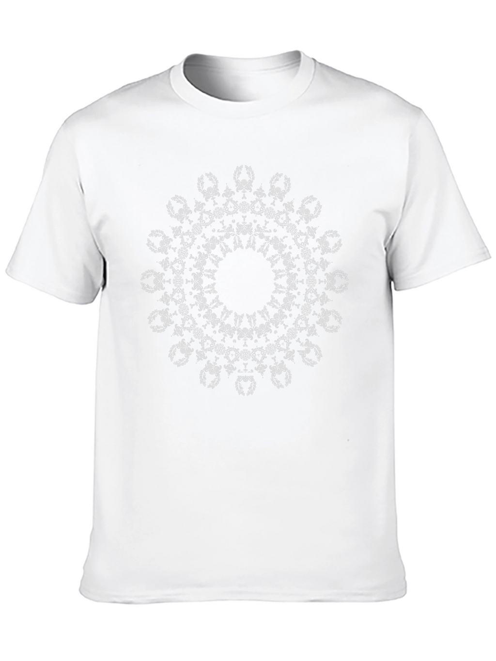 Elegant Mandala Graphic Black T-Shirt