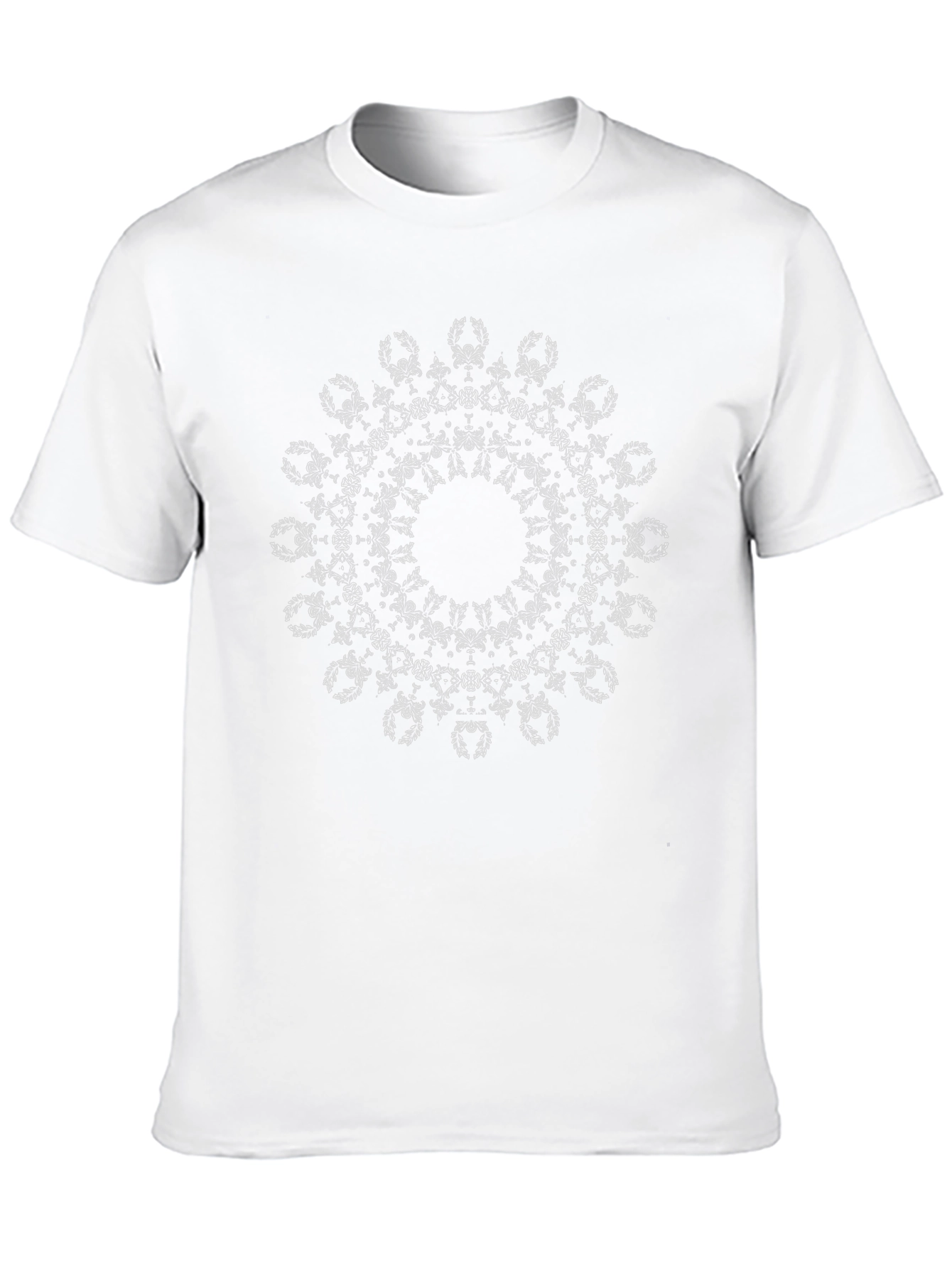 Elegant Mandala Graphic Black T-Shirt