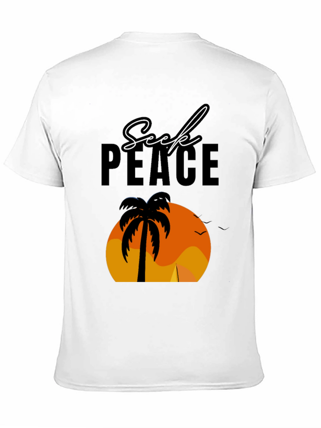 Seek Peace Palm Sunset T-Shirt