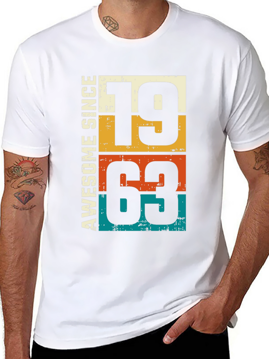 Awesome Since 1963 T-Shirt - Birthday Gift
