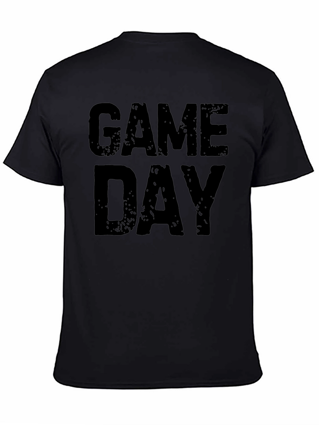 Game Day T-Shirt - Black Graphic Tee