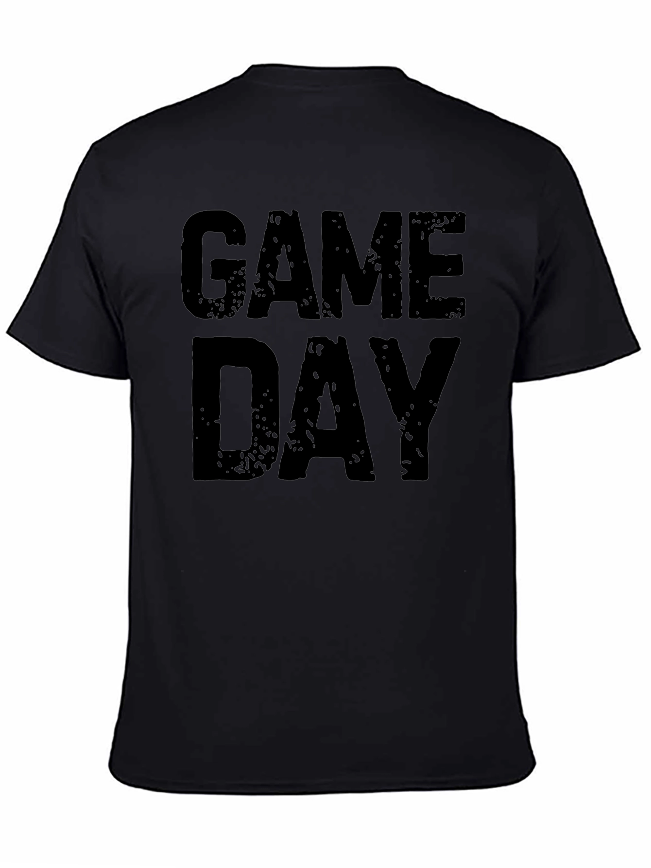 Game Day T-Shirt - Black Graphic Tee