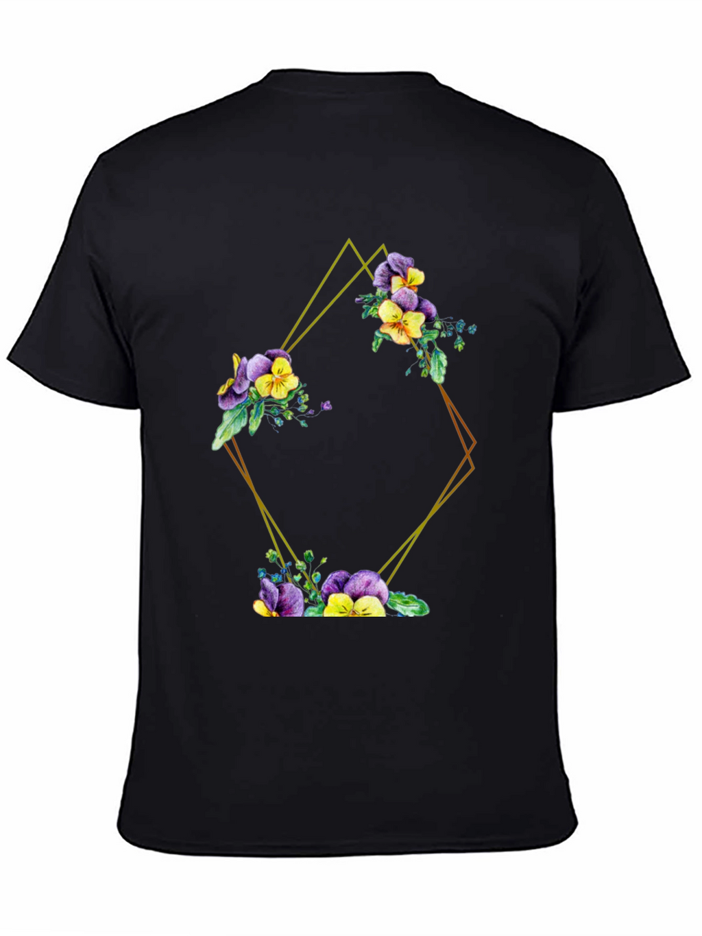 Floral Diamond Graphic Tee - Stylish & Unique!