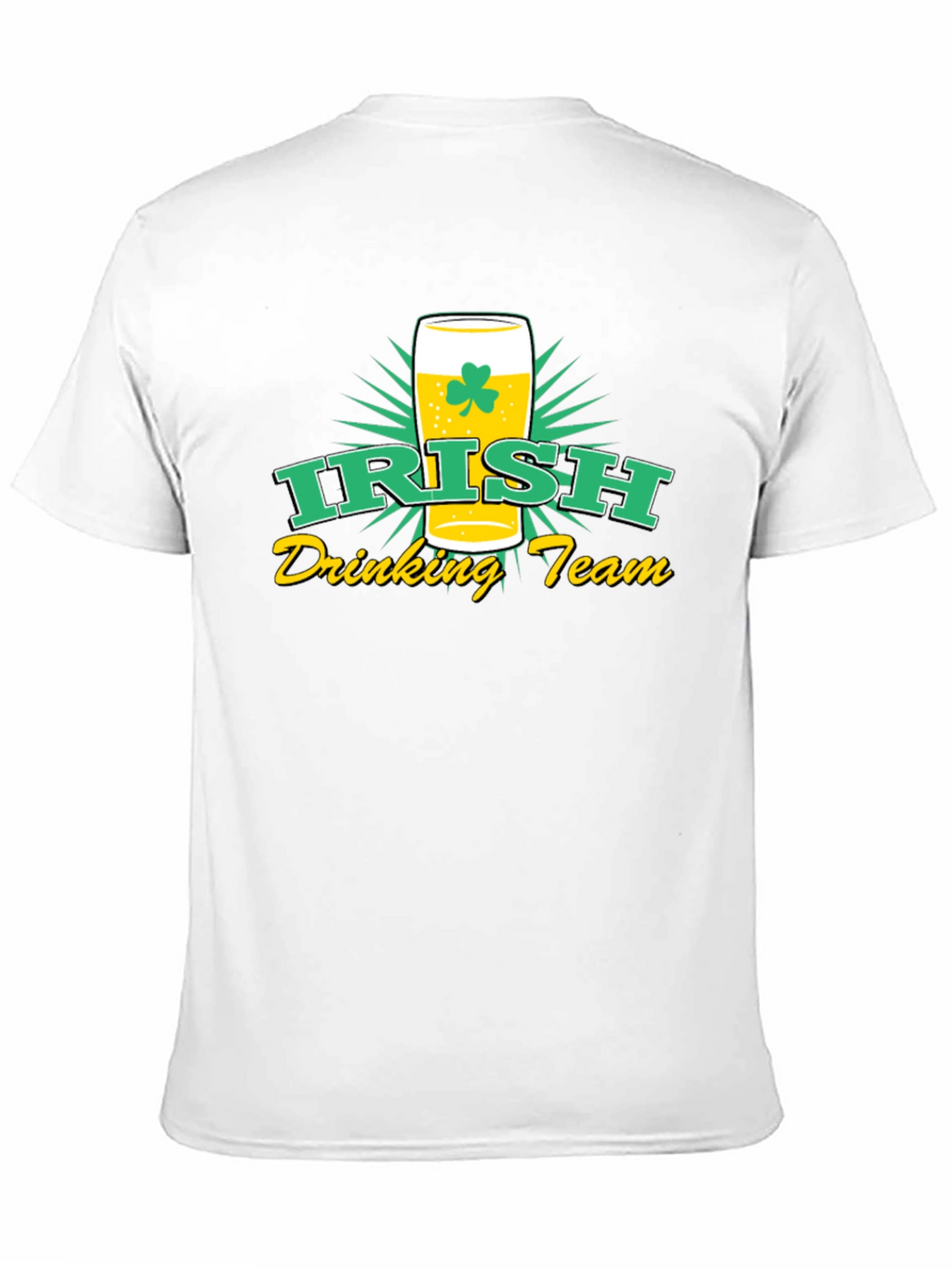 Irish Drinking Team Black Graphic T-Shirt