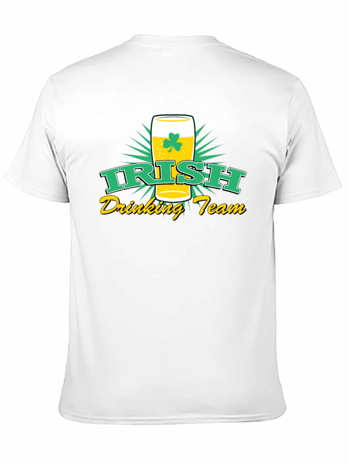 Irish Drinking Team Black Graphic T-Shirt