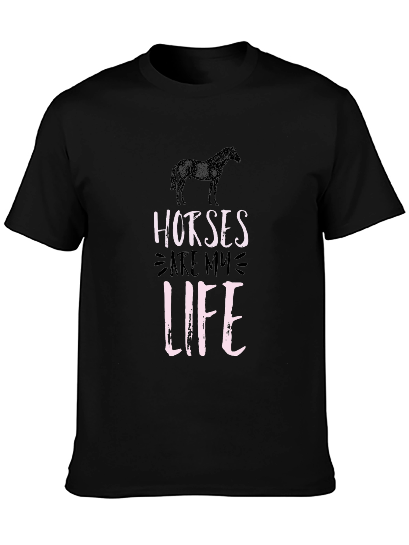 Horses Are My Life Graphic T-Shirt