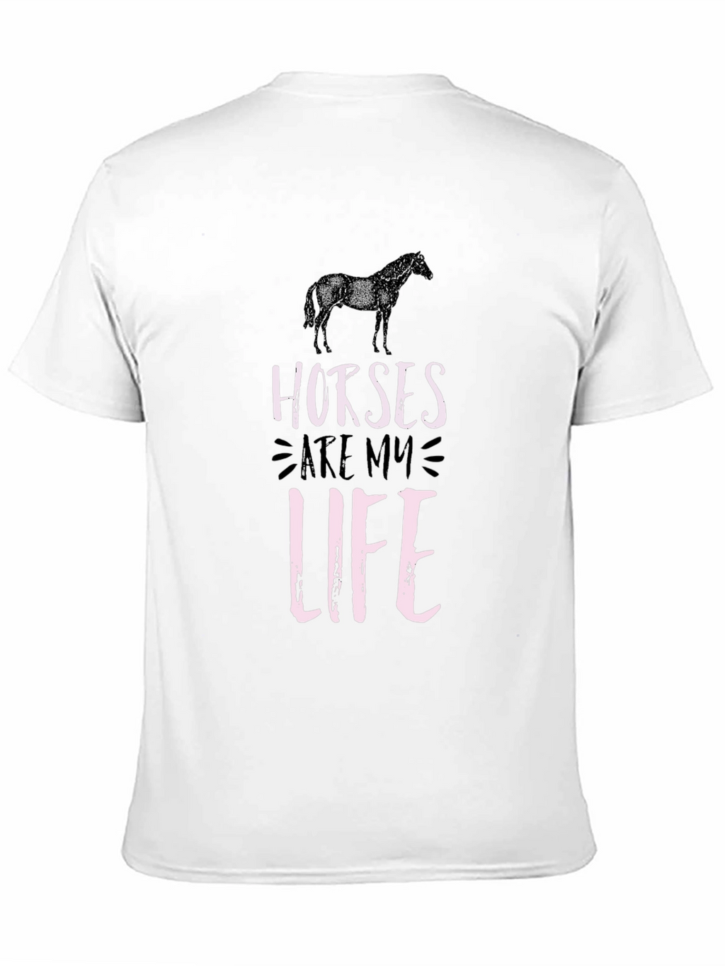 Horses Are My Life Graphic T-Shirt