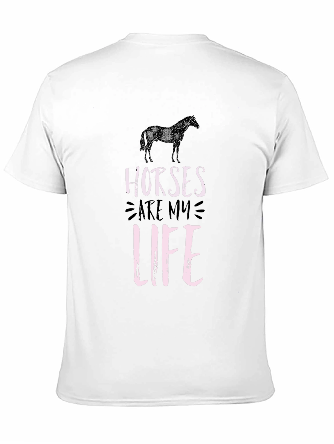 Horses Are My Life Graphic T-Shirt