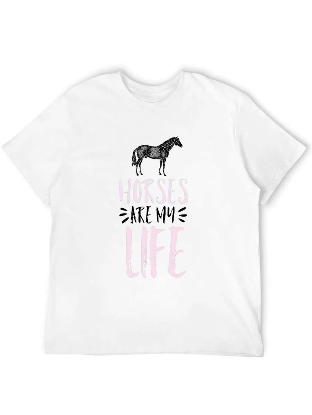 Horses Are My Life Graphic T-Shirt