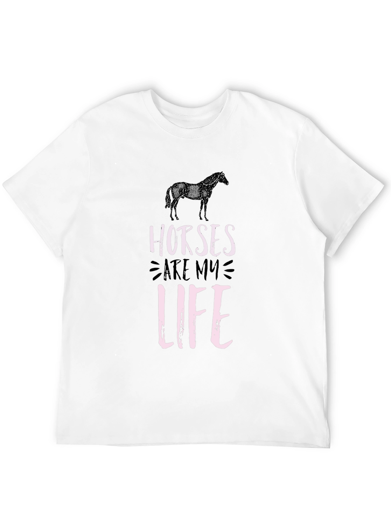 Horses Are My Life Graphic T-Shirt