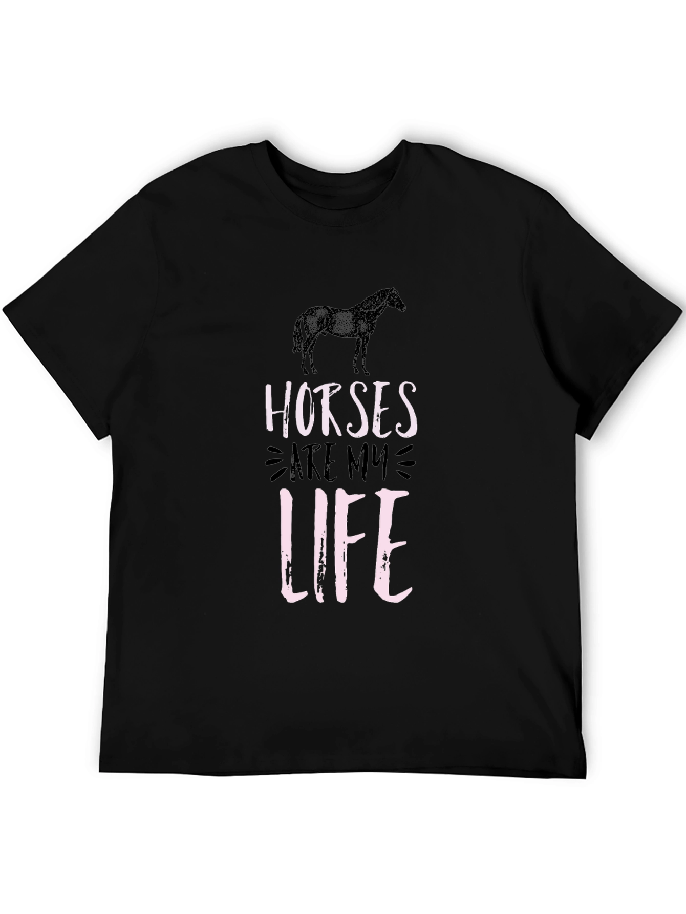 Horses Are My Life Graphic T-Shirt