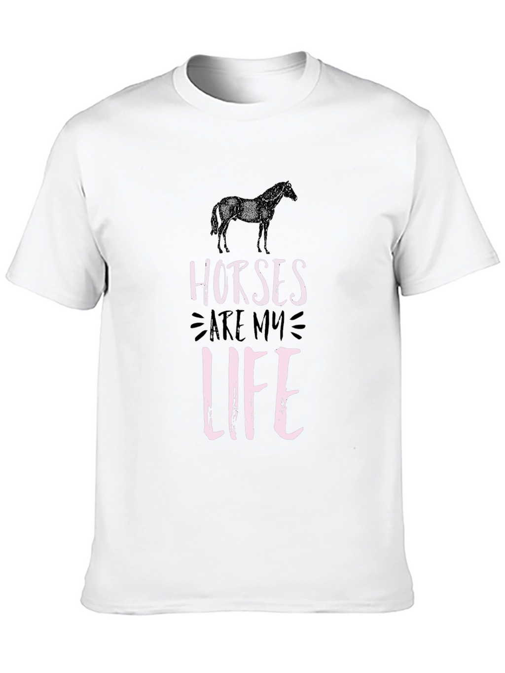 Horses Are My Life Graphic T-Shirt