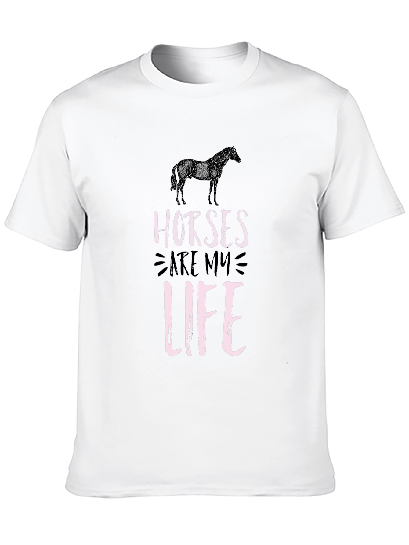 Horses Are My Life Graphic T-Shirt