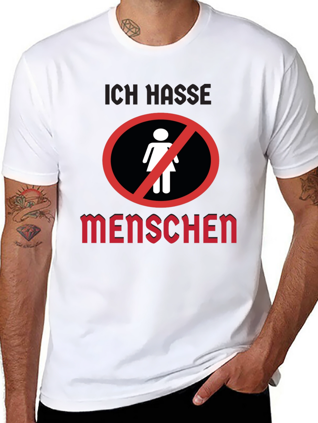 Ich Hasse Menschen T-Shirt