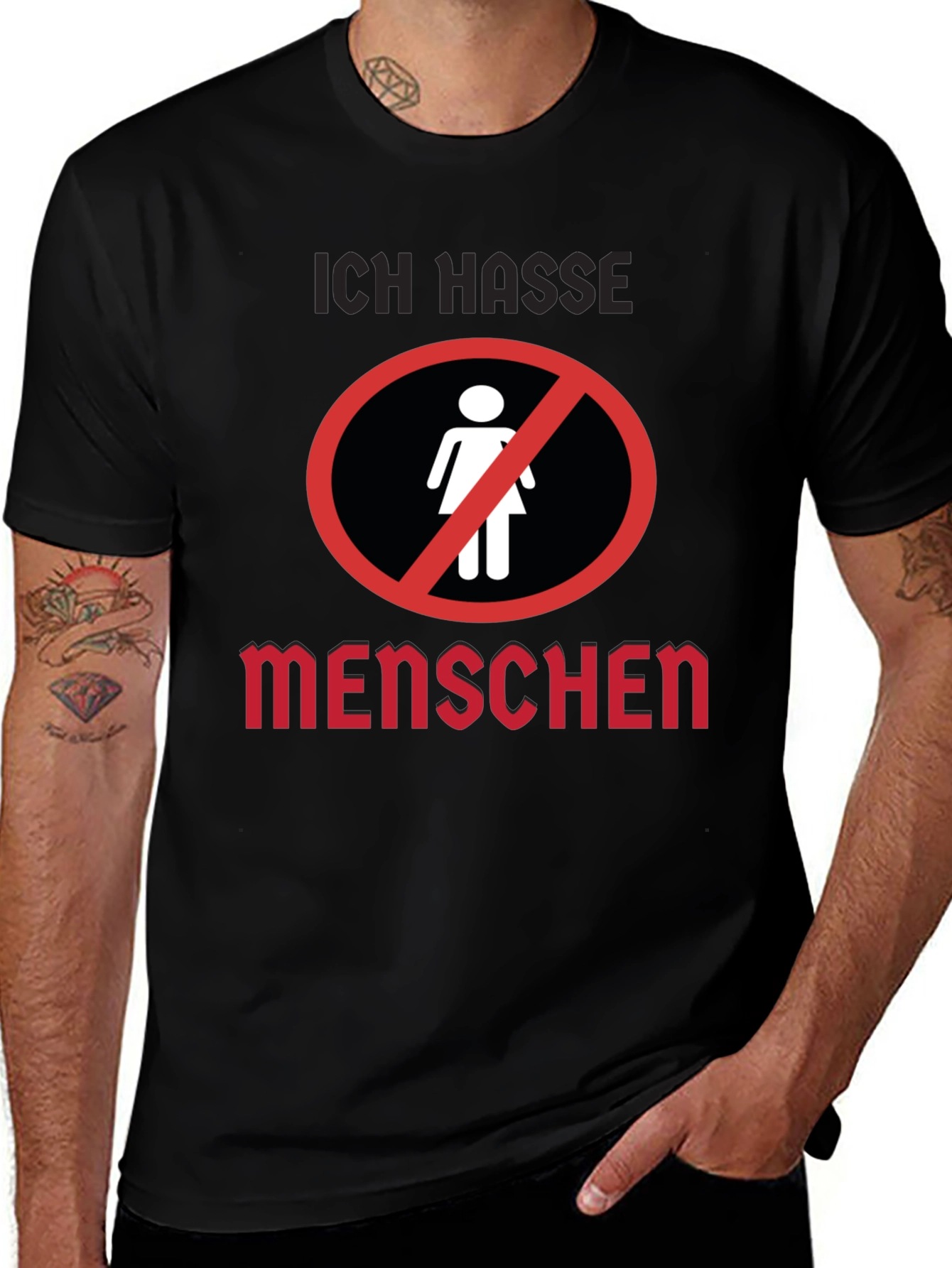 Ich Hasse Menschen T-Shirt