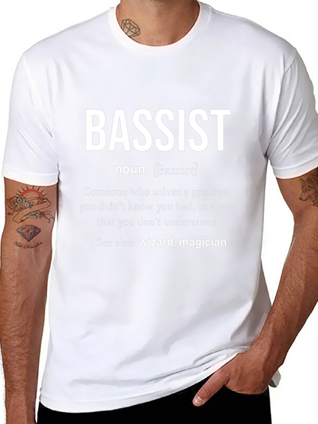 Bassist Definition T-Shirt - Musician Humor Tee