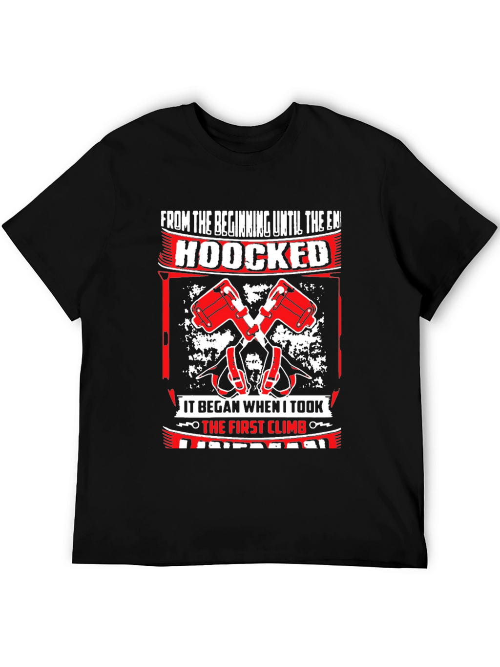 Hooked On Climbing Graphic T-Shirt