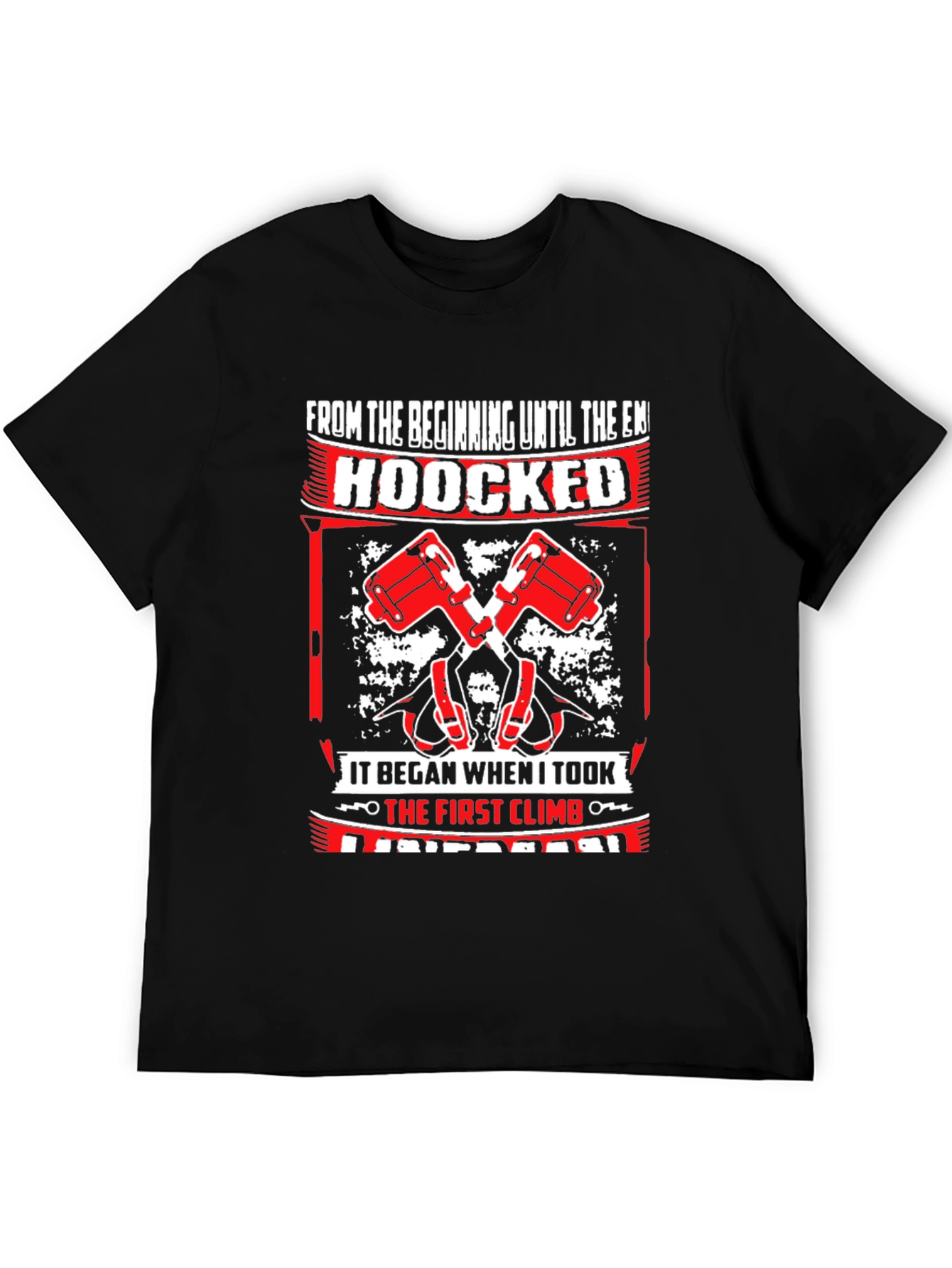 Hooked On Climbing Graphic T-Shirt