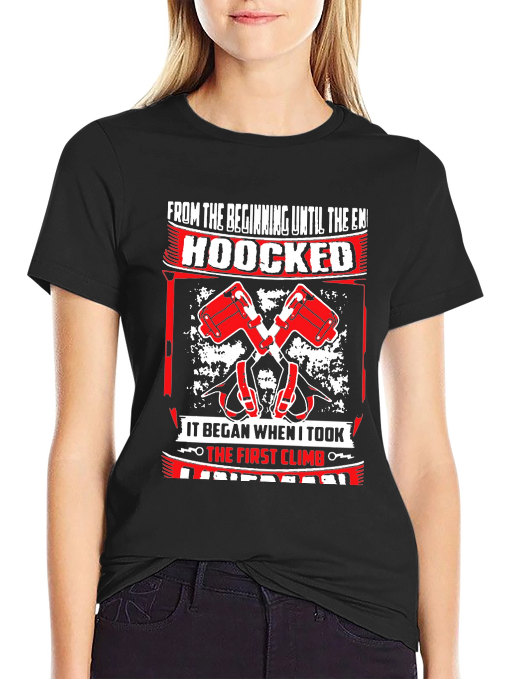 Hooked On Climbing Graphic T-Shirt