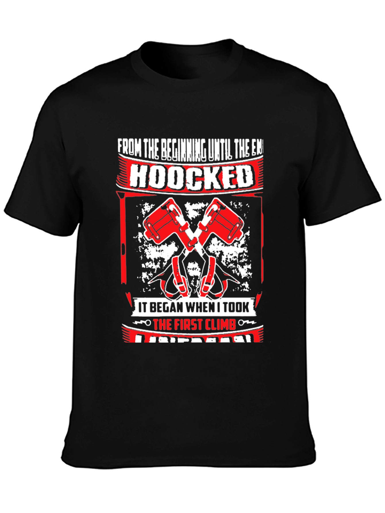 Hooked On Climbing Graphic T-Shirt