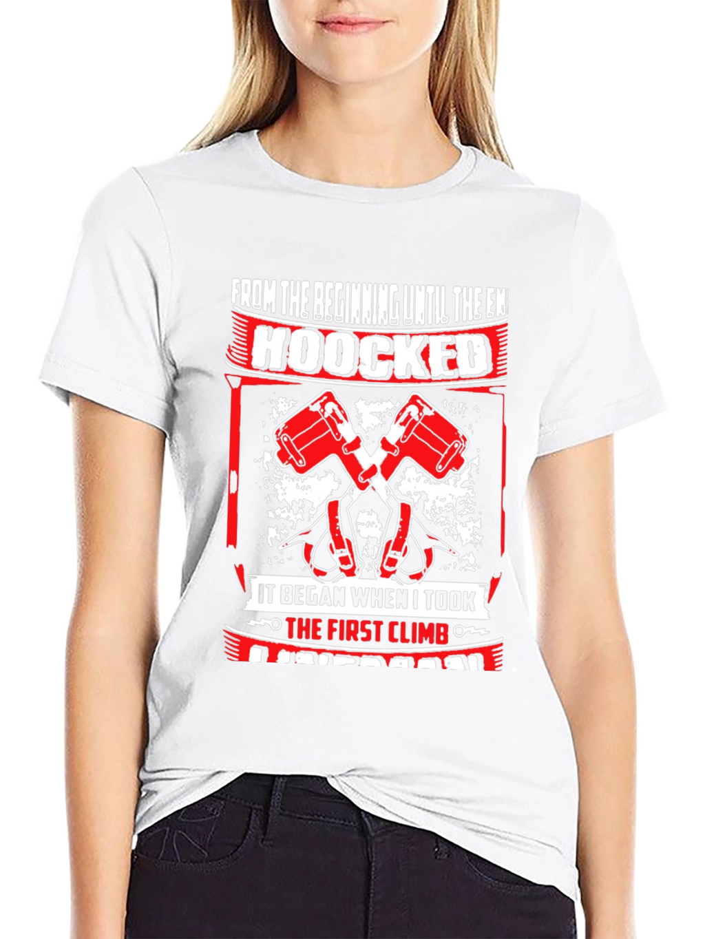 Hooked On Climbing Graphic T-Shirt