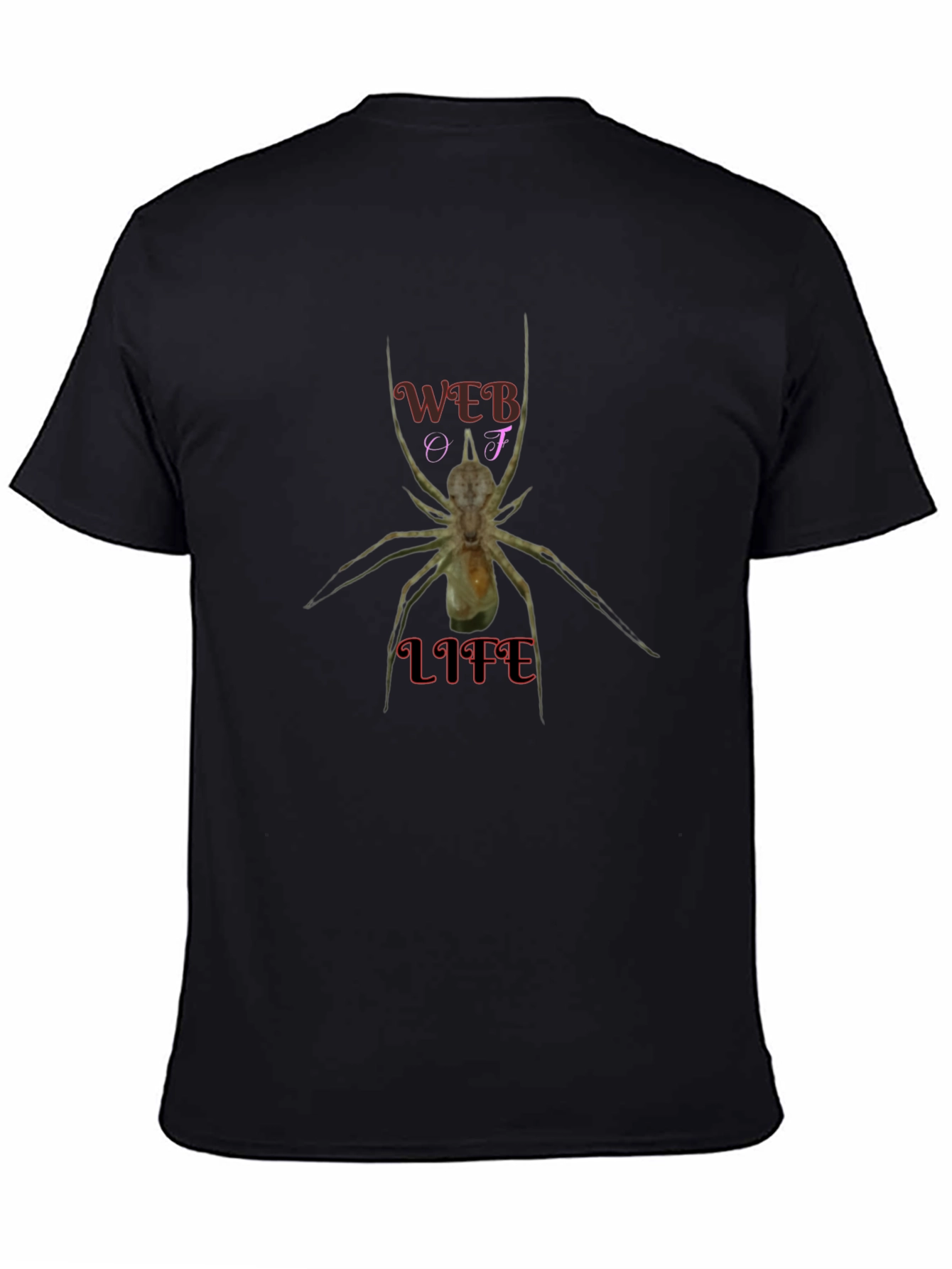 Web Of Life T-Shirt - Unique Spider Graphic