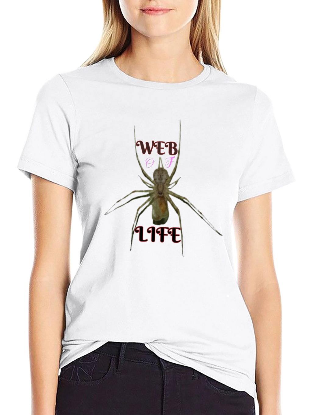 Web Of Life T-Shirt - Unique Spider Graphic