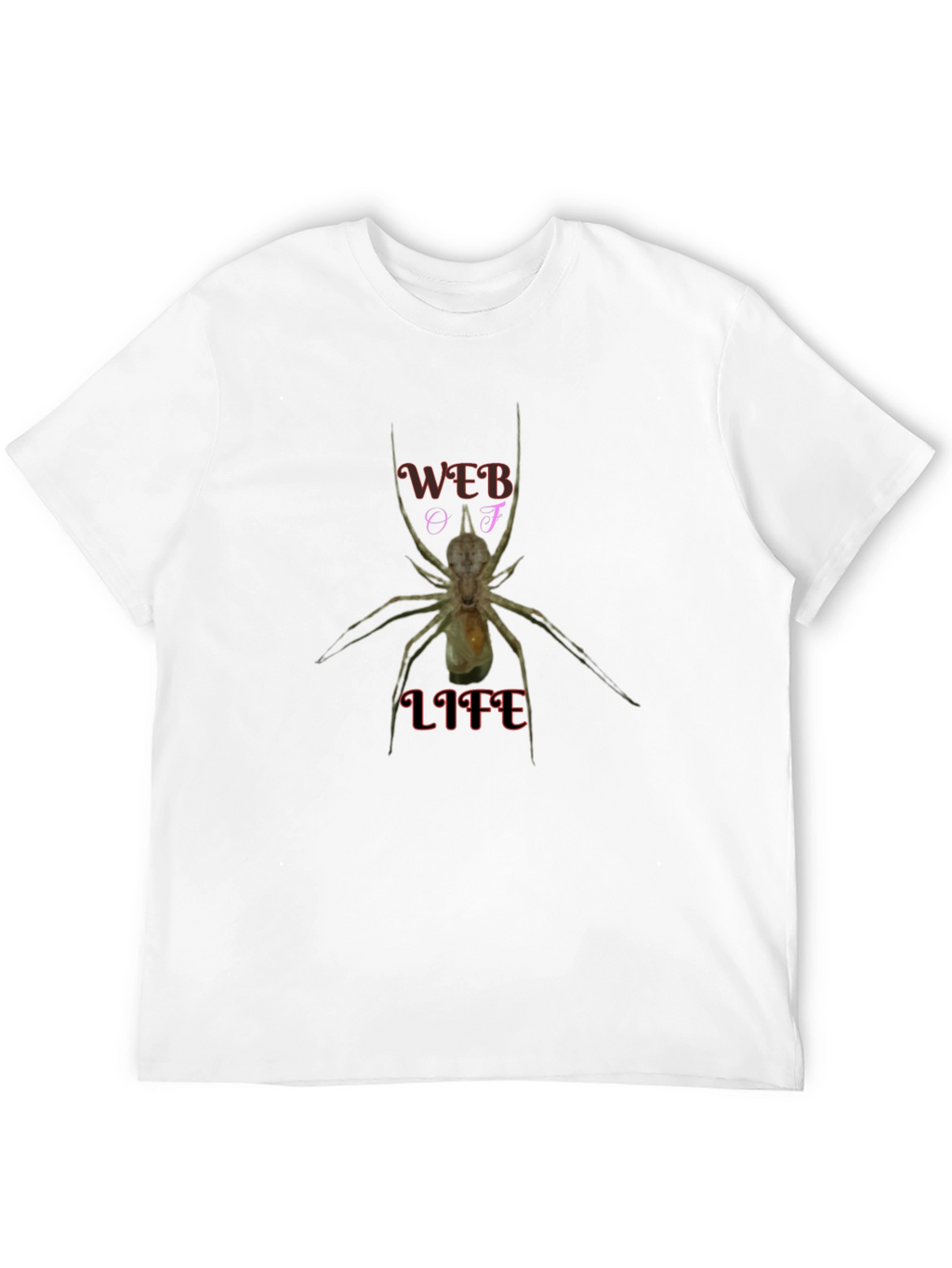 Web Of Life T-Shirt - Unique Spider Graphic