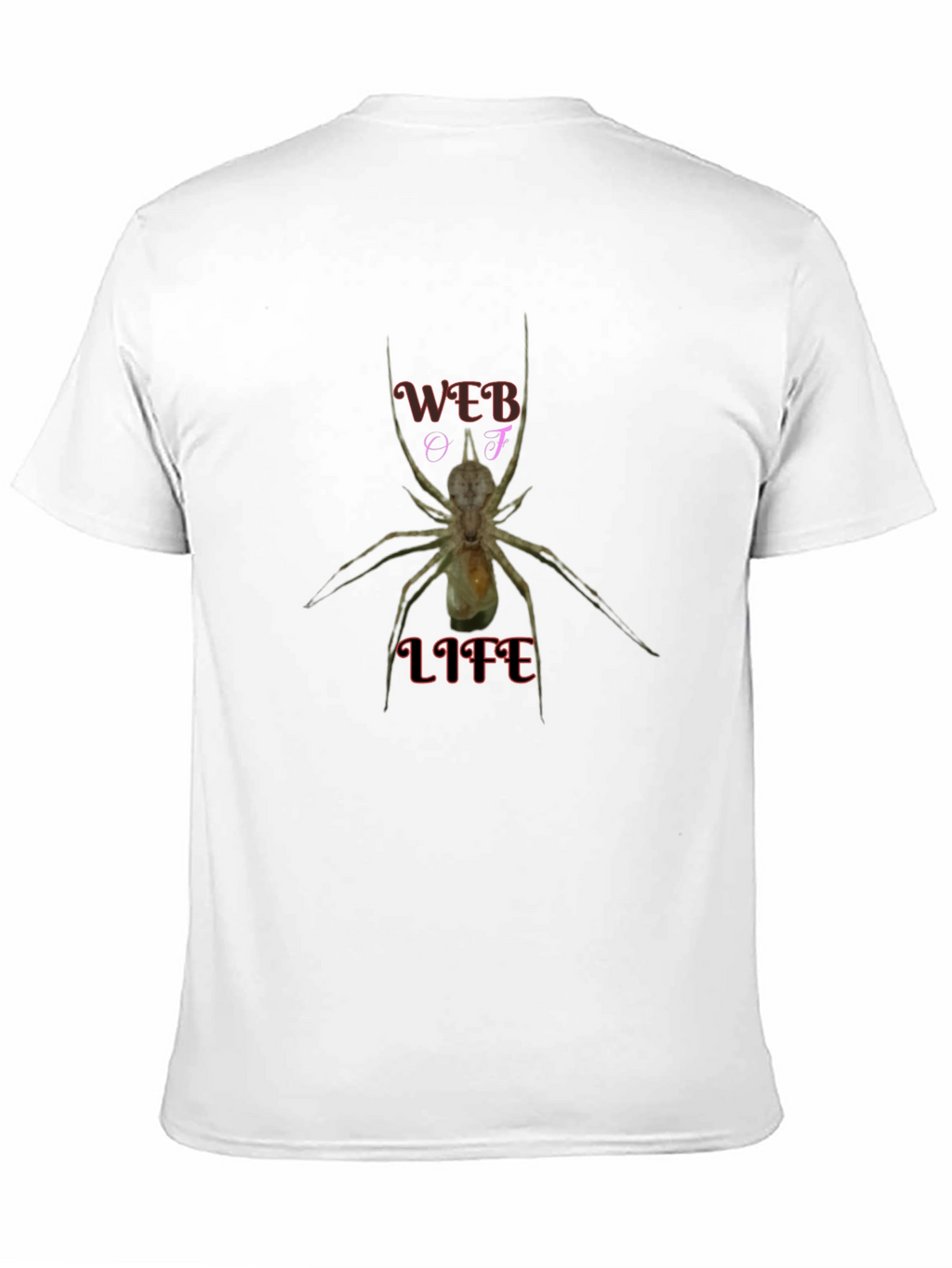 Web Of Life T-Shirt - Unique Spider Graphic