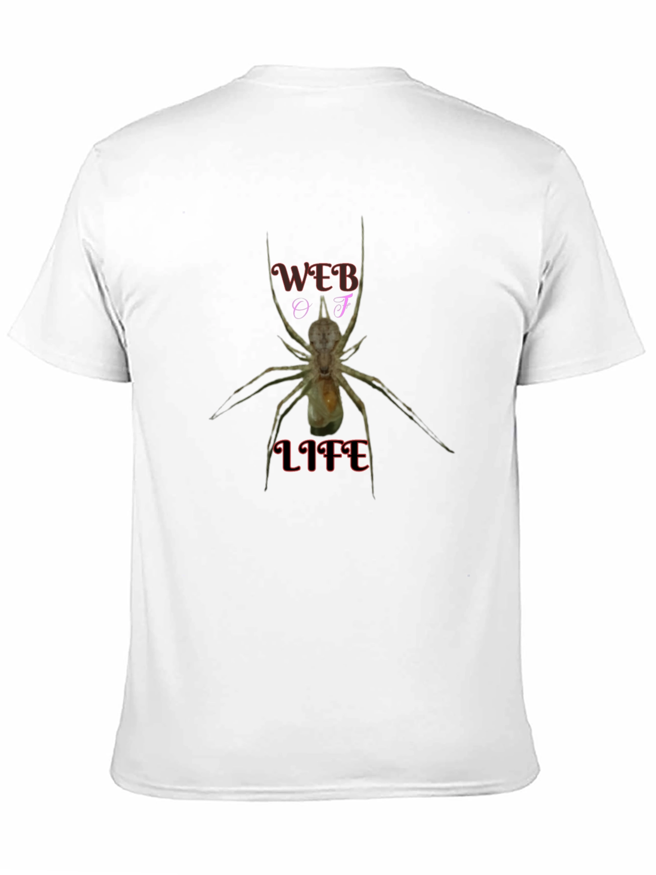 Web Of Life T-Shirt - Unique Spider Graphic