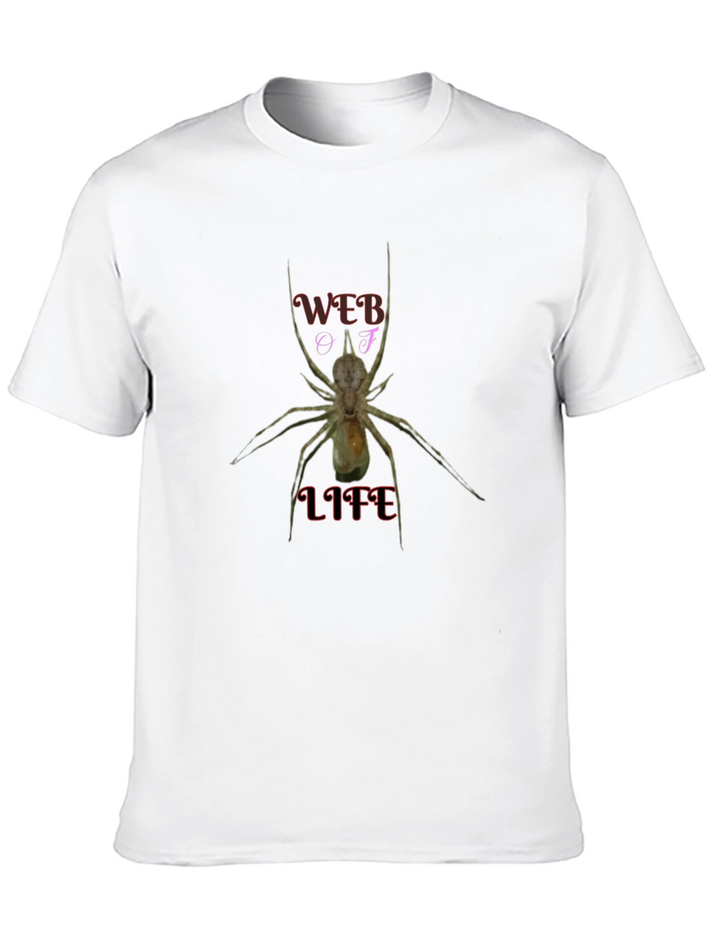 Web Of Life T-Shirt - Unique Spider Graphic