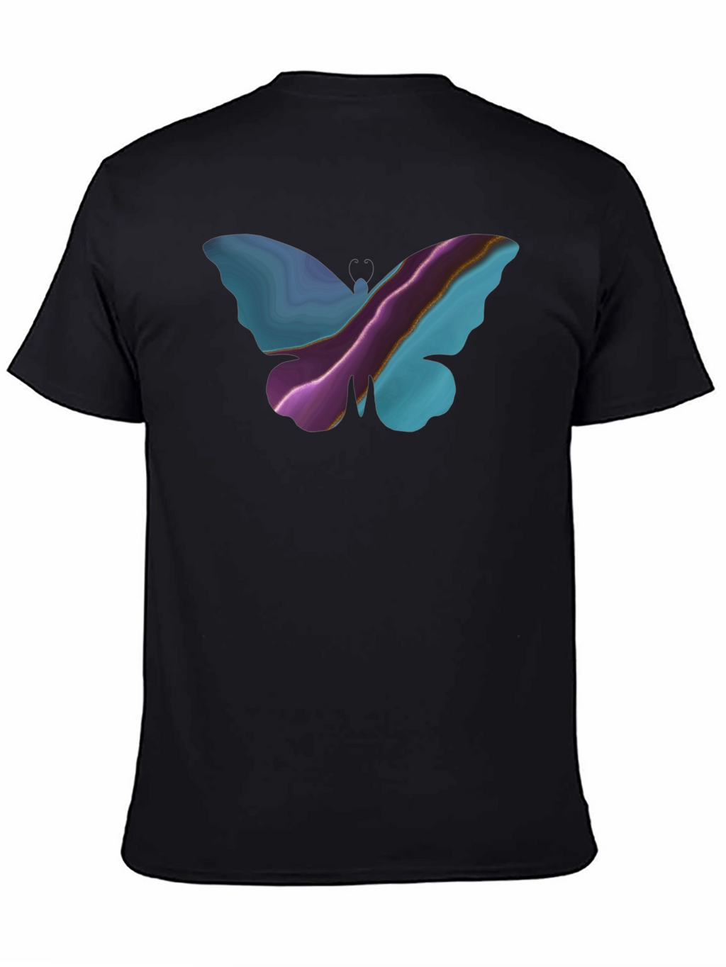 Butterfly Graphic Tee - Unique Artistic Design