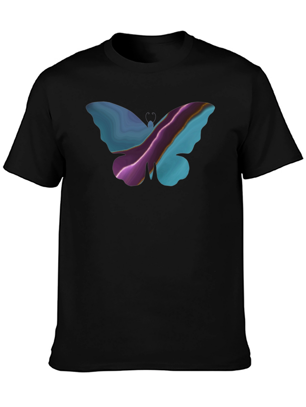Butterfly Graphic Tee - Unique Artistic Design