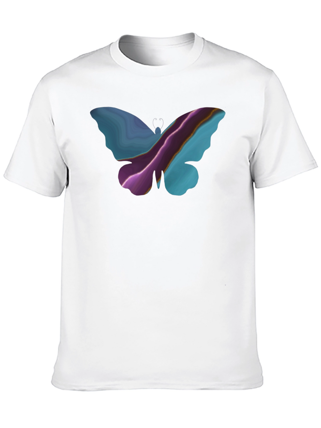 Butterfly Graphic Tee - Unique Artistic Design