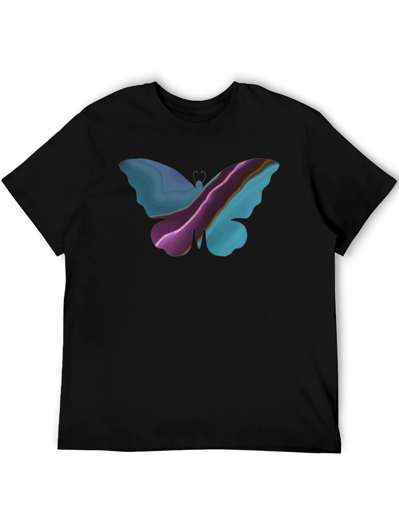 Butterfly Graphic Tee - Unique Artistic Design