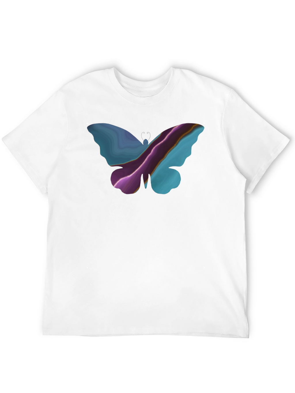 Butterfly Graphic Tee - Unique Artistic Design