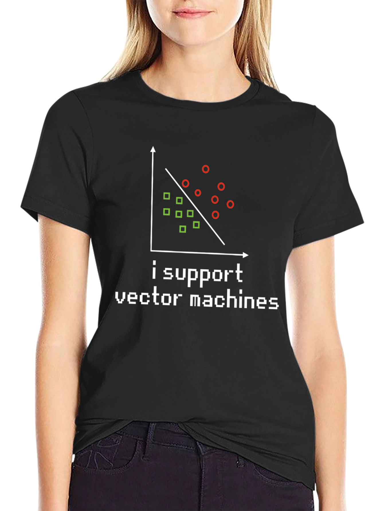 I Support Vector Machines T-Shirt - Data Science Humor