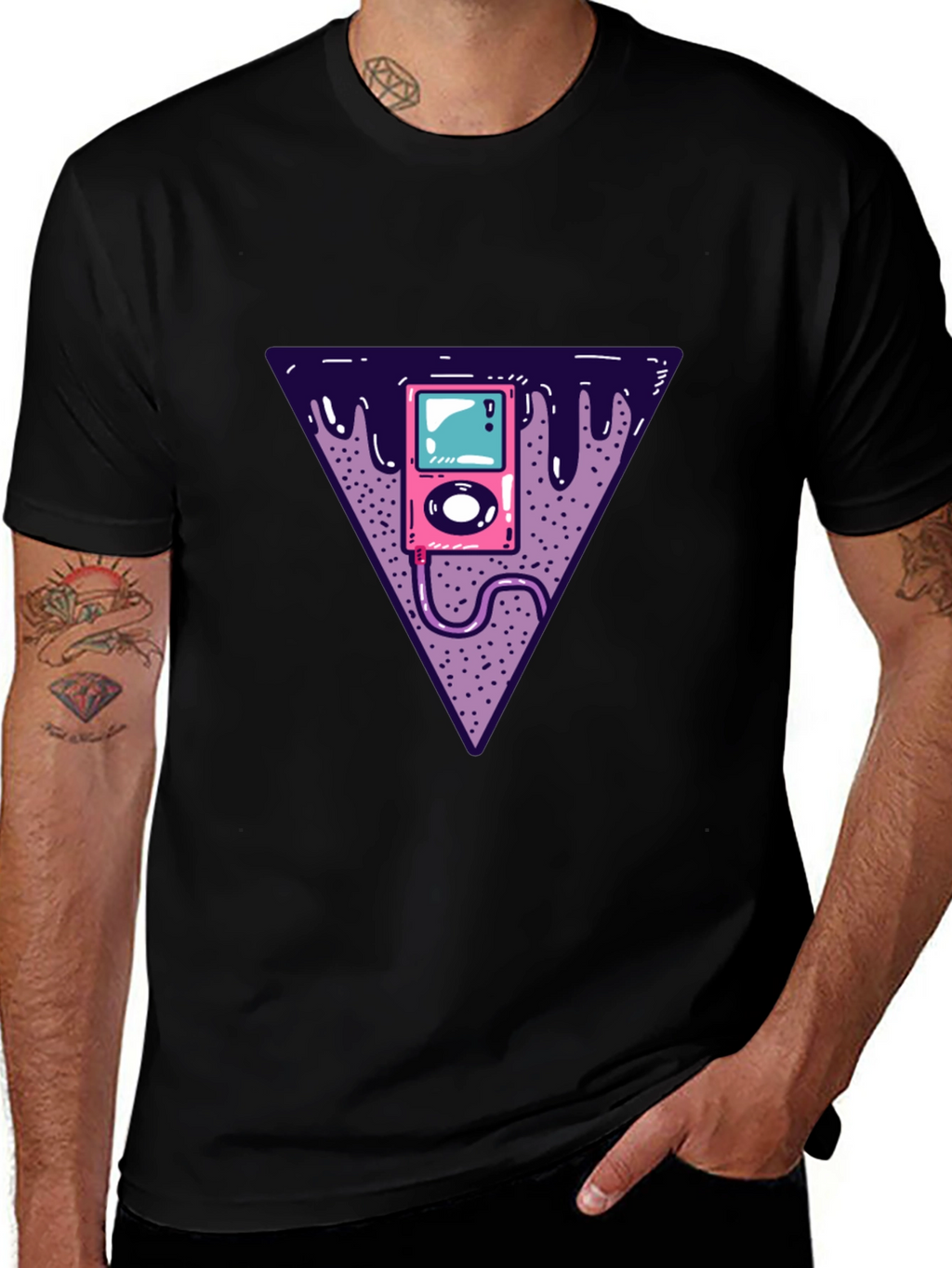Retro Music Player Graphic Tee - Classic Vibe