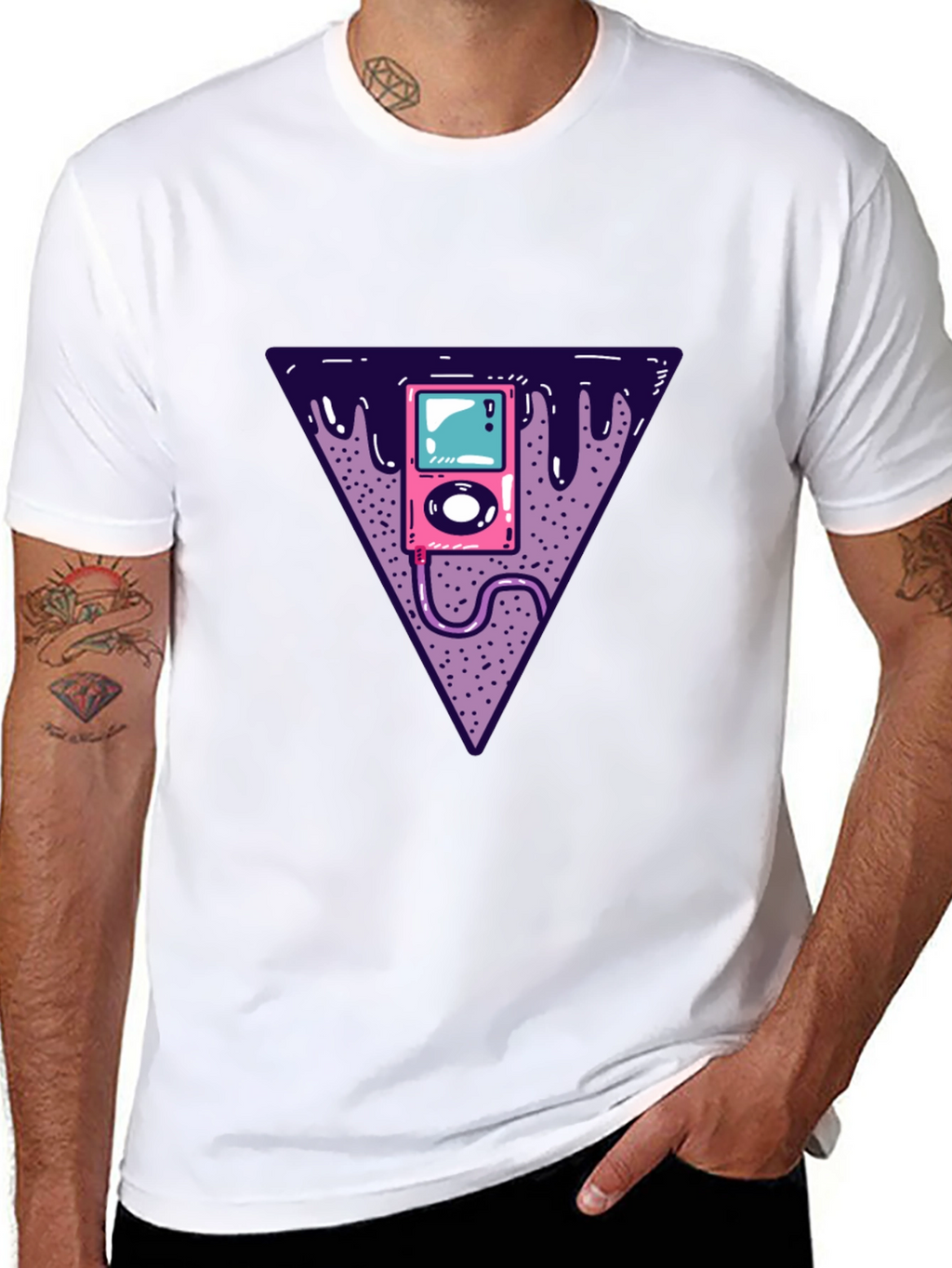 Retro Music Player Graphic Tee - Classic Vibe