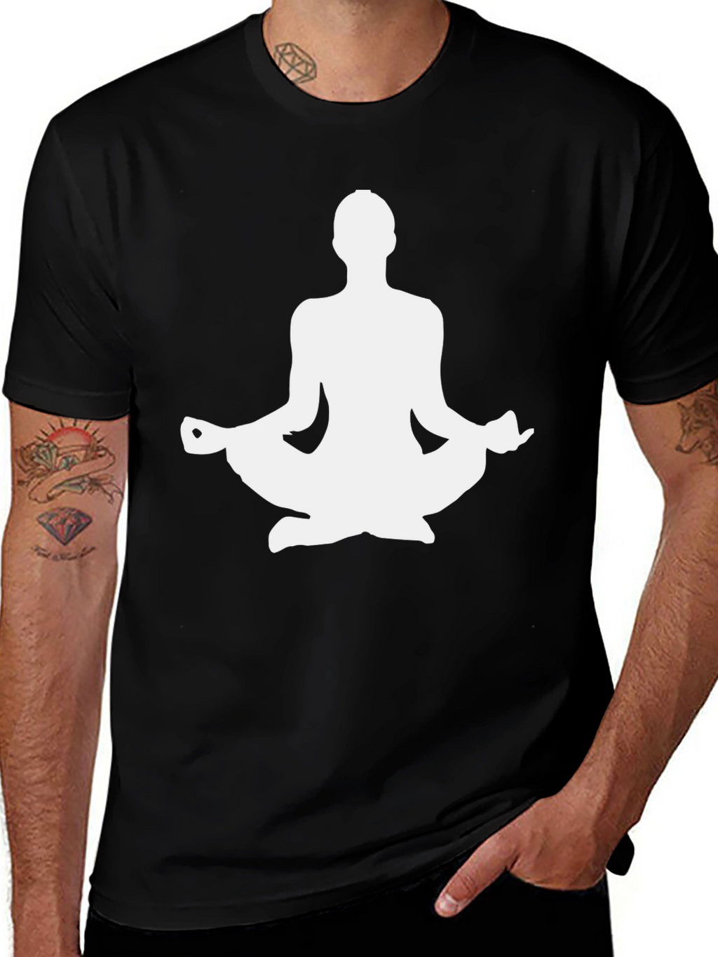 Zen Master T-Shirt - Yoga Pose Graphic Tee