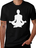 Zen Master T-Shirt - Yoga Pose Graphic Tee