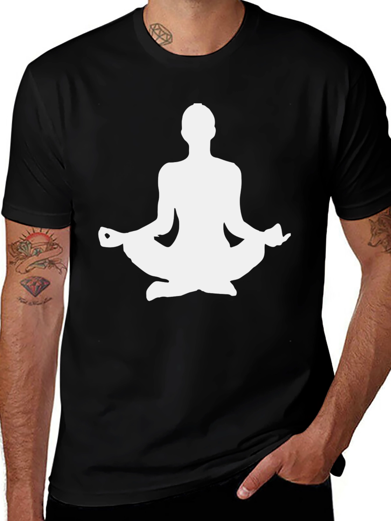 Zen Master T-Shirt - Yoga Pose Graphic Tee