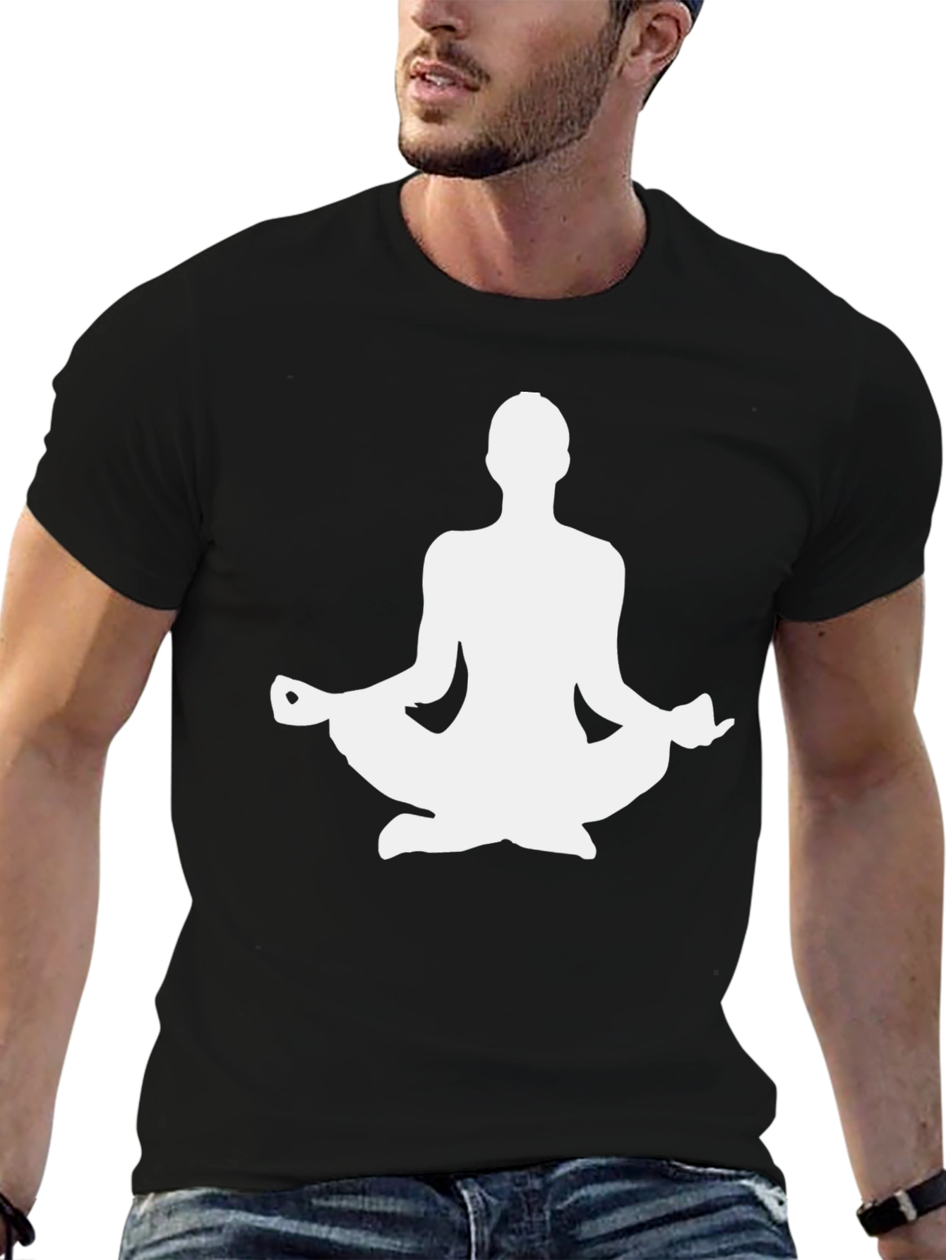 Zen Master T-Shirt - Yoga Pose Graphic Tee