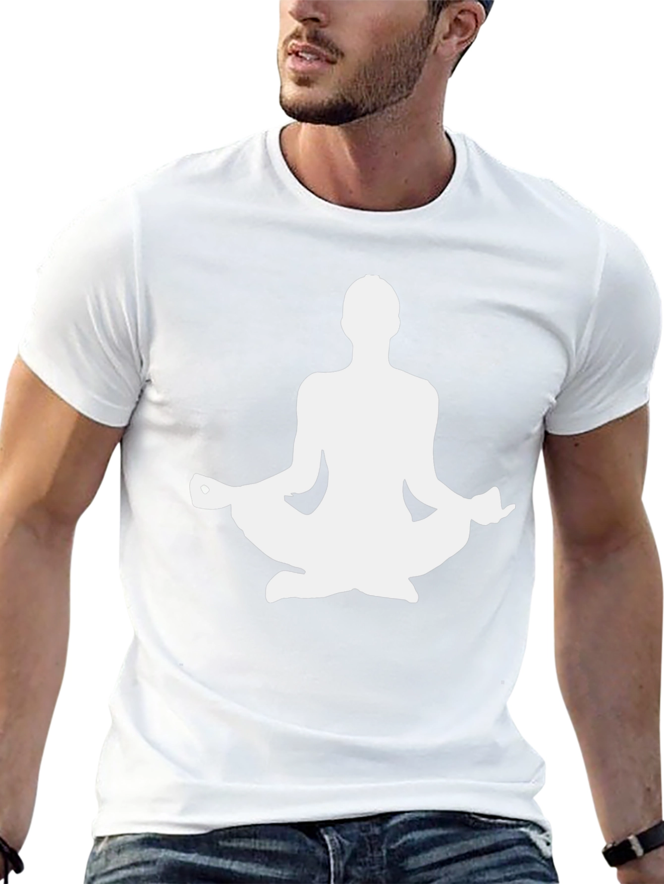 Zen Master T-Shirt - Yoga Pose Graphic Tee