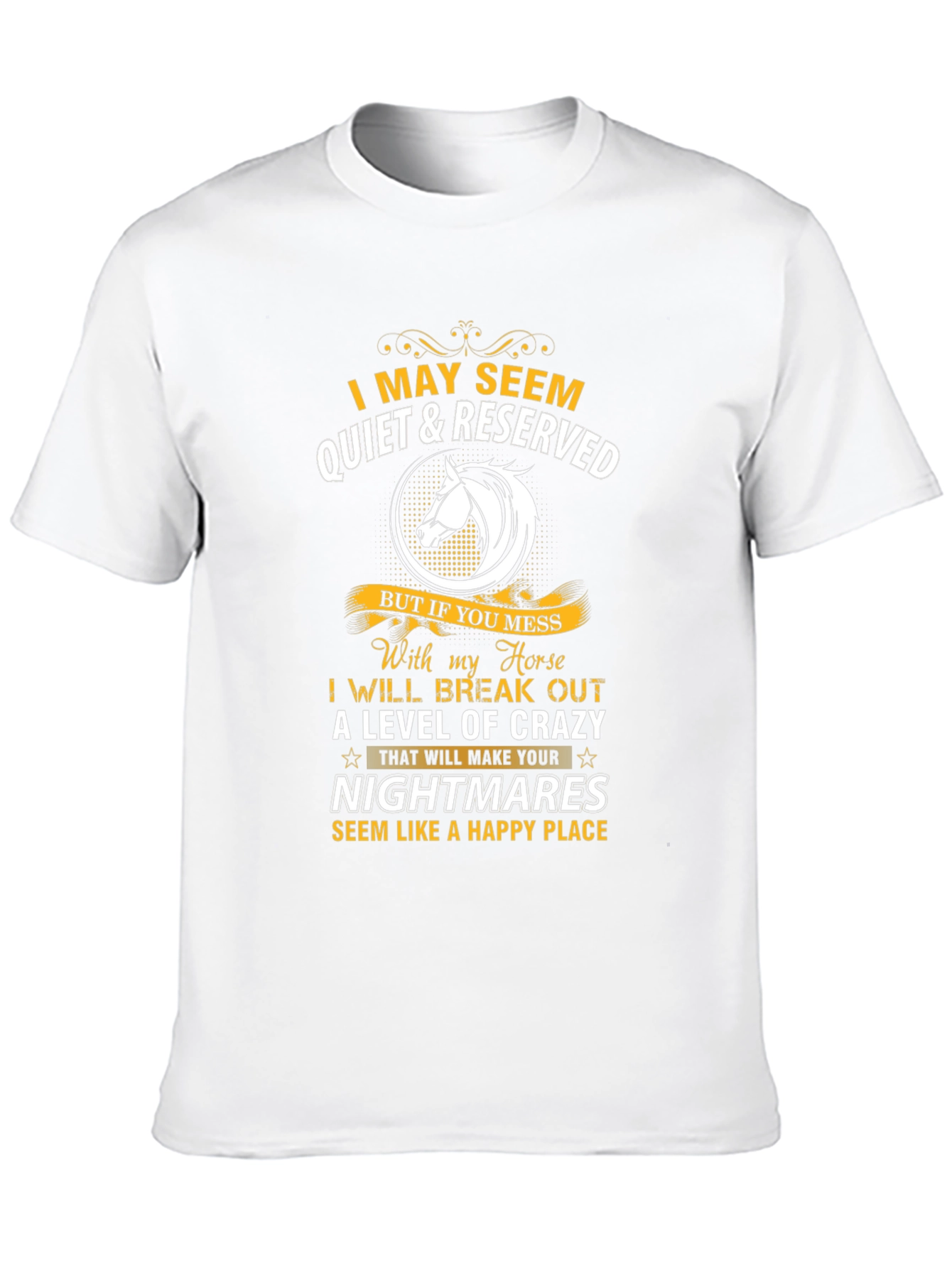 Horse Lover Graphic Tee - Quiet & Reserved