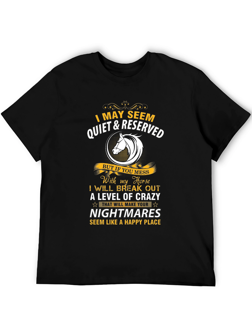 Horse Lover Graphic Tee - Quiet & Reserved