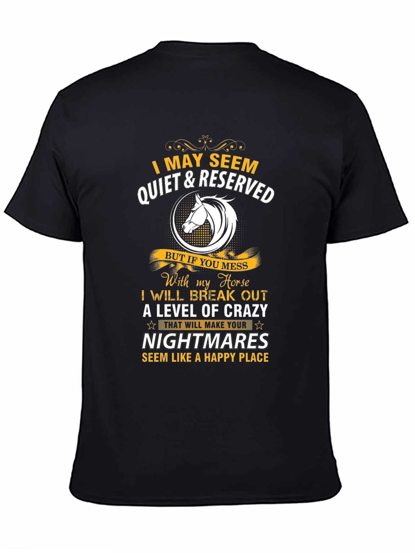 Horse Lover Graphic Tee - Quiet & Reserved